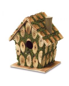 MOSS-EDGED BIRDHOUSE